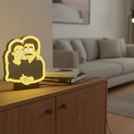 Boîte lumineuse personnalisée