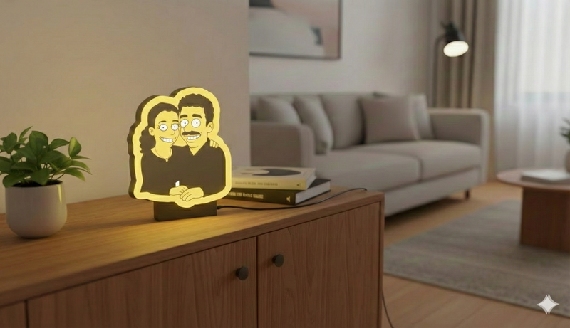 Boîte lumineuse personnalisée - Vue 2